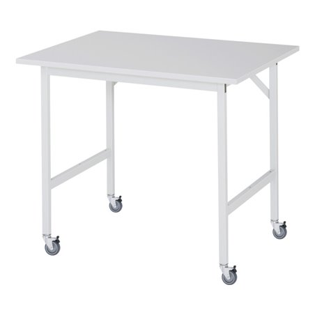 Rau Fahrbarer Arbeitstisch Jerry (4 LR), B1000xT800xH900mm, M-Platte-22mm