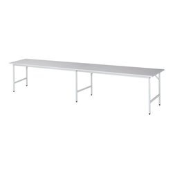 Rau Arbeitstisch Jerry höhenverstellbar, B4000xT800xH800-850mm, M-Platte-22mm