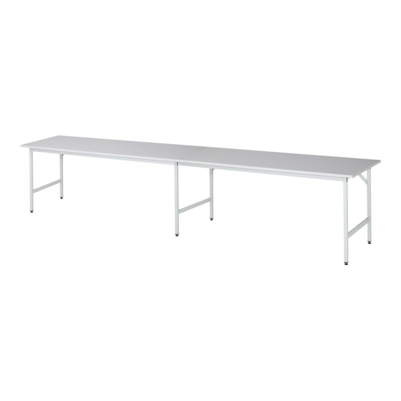 Rau Arbeitstisch Jerry höhenverstellbar, B4000xT800xH800-850mm, M-Platte-22mm