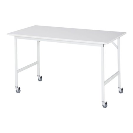 Rau Fahrbarer Arbeitstisch Jerry (4 LR), B1500xT800xH900mm, M-Platte-22mm