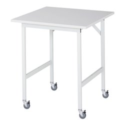 Rau Fahrbarer Arbeitstisch Jerry (4 LR), B750xT800xH900mm, M-Platte-22mm