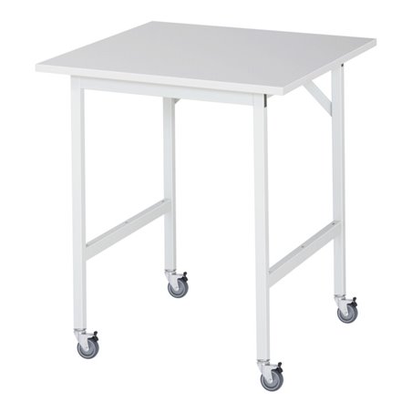 Rau Fahrbarer Arbeitstisch Jerry (4 LR), B750xT800xH900mm, M-Platte-22mm