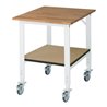 Rau Fahrbarer Arbeitstisch (HV) Tom KM-01, B750xT1000xH910-1230mm, B-Platte-25mm