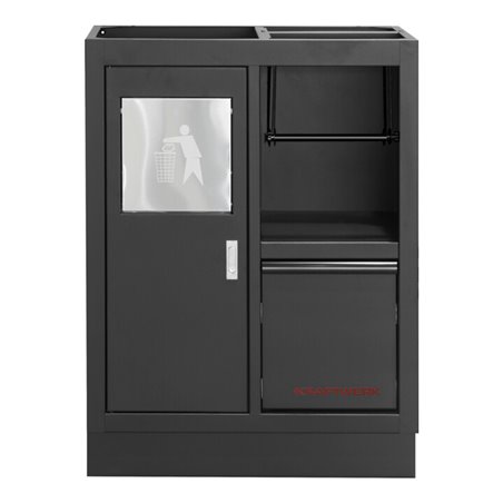 Kraftwerk Unterschrank m. Abfalleimer/Papierhalter