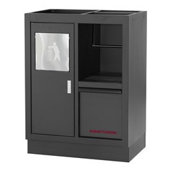 Kraftwerk Unterschrank m. Abfalleimer/Papierhalter