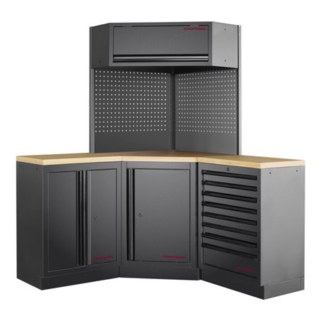 Kraftwerk Mobilio 3er Kombi Eckelement Buche