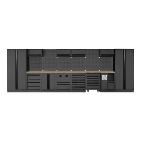 Kraftwerk Mobilio 8er Kombi, 2x Hochschrank, Werkstattwagen, Unterschrank, 3964Q