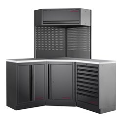 Kraftwerk Mobilio 3er Eckelement, Edelstahl