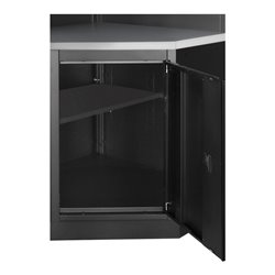 Kraftwerk Mobilio 3er Eckelement, Edelstahl