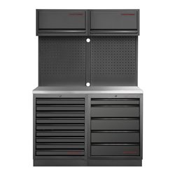 Kraftwerk Mobilio 2er Kombi, 5 & 9 Schubladen, Oberschrank, 3964K-95K2IX