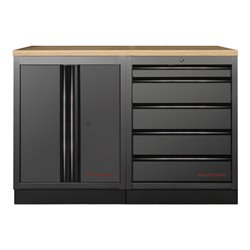 Kraftwerk Mobilio 2er Kombi, Buche Multiplex, 5 Schubladen