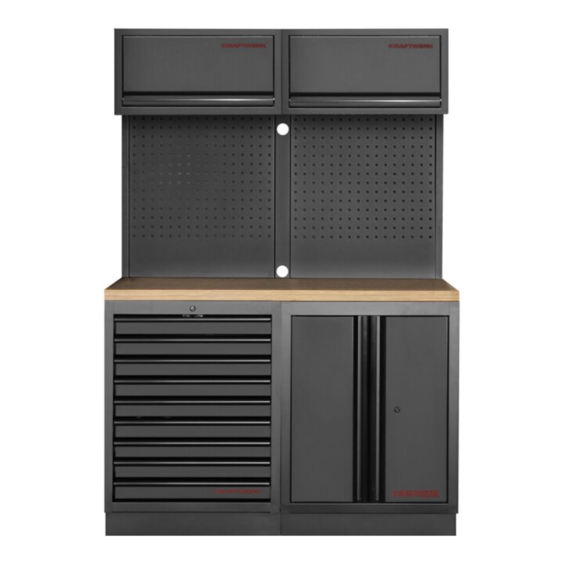 Kraftwerk Mobilio 2er Kombi Oberschrank, Buche Multiplex