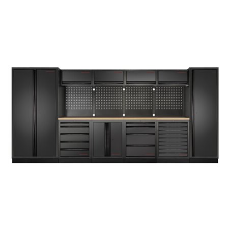 Kraftwerk Mobilio 6er Kombi, Flügeltür, Hochschrank, Buche