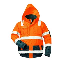 SAFESTYLE Warnpilotenjacke Jonas,Gr.XL,orange/blau