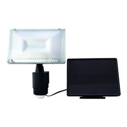REV LED-Strahler Solar 12x0,5W schwarz mit Bewegungsmelder