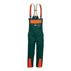 WATEX Schnittschutzlatzhose FJ Des.A,Cl.1,60,grün/orange