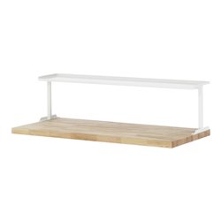 Rau Buche-Sperholz Ablage mit Stahlblechablage 375 mm Sperrholz mit Stahlblechablage