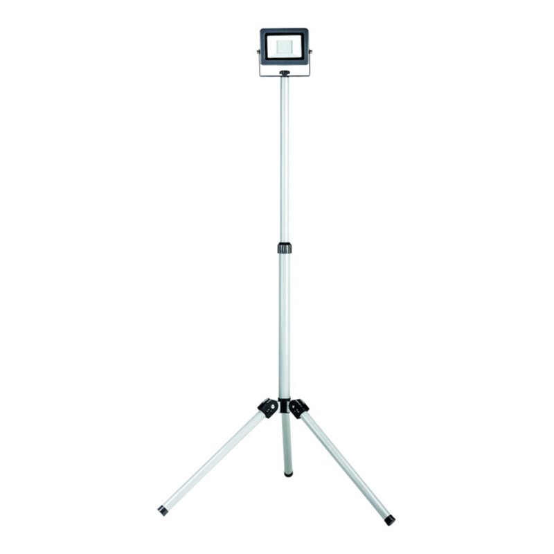 REV LED Arbeitsleuchte Flare 20W Stativ silber-anthrazit