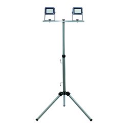 REV LED-Arbeitsleuchte Flare 2x15W Stativ silber-anthrazit