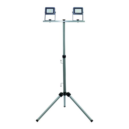 REV LED-Arbeitsleuchte Flare 2x15W Stativ silber-anthrazit