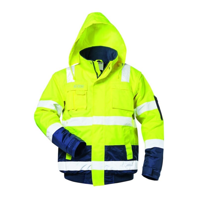 SAFESTYLE Warnpilotenjacke Axel,Gr.3XL,gelb/blau