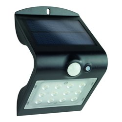 REV Solar LED Butterfly 1,5W schwarz mit Bewegungsmelder