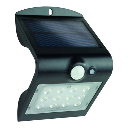 REV Solar LED Butterfly 1,5W schwarz mit Bewegungsmelder