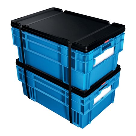 LA-KA-PE Stülpdeckel schwarz zu Drehstapelbehälter 45/65 Liter