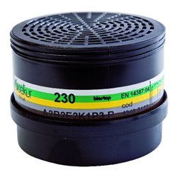 Ekastu Safety Kombinationsfilter Polimask 230, ABE2K1 P3 R D, 258