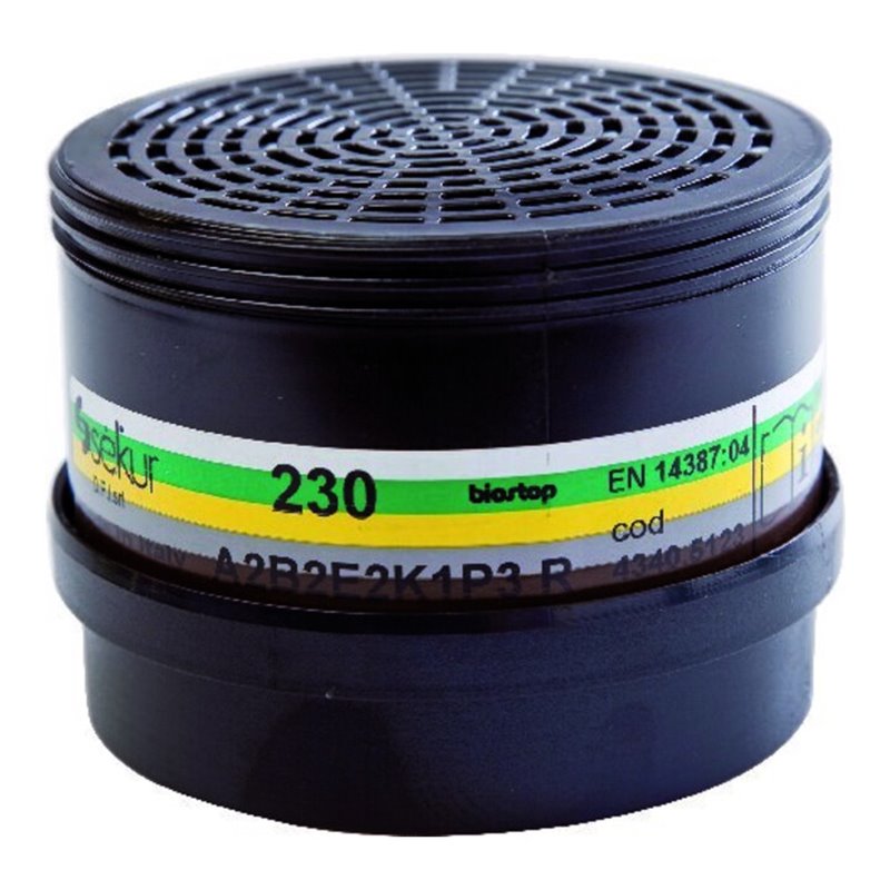 Ekastu Safety Kombinationsfilter Polimask 230, ABE2K1 P3 R D, 258