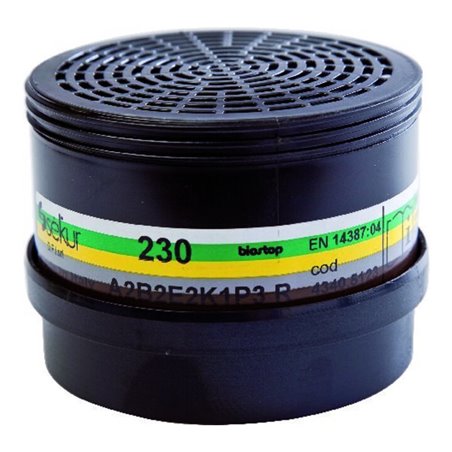 Ekastu Safety Kombinationsfilter Polimask 230, ABE2K1 P3 R D, 258