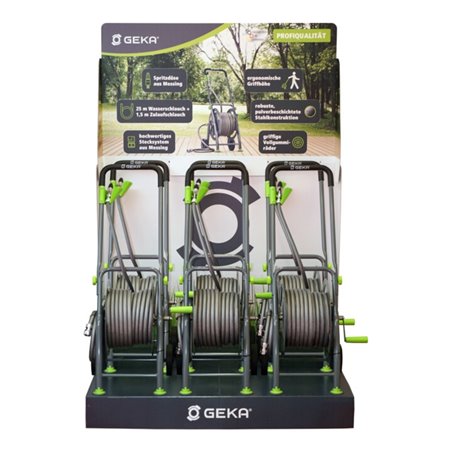 GEKA Schlauchwagen P25SST 1/2' Schlauch vormontiert Palette 6 Stück