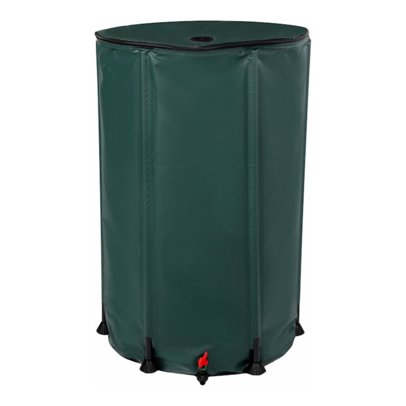 floraworld Faltbare Regentonne 250 L, 60 x 90 cm, grün -