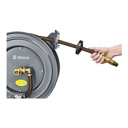 GEKA Schlauchaufroller plus ,PA20GSK, inkl 15m-EPDM-Schlauch EURO TRIX 3/4