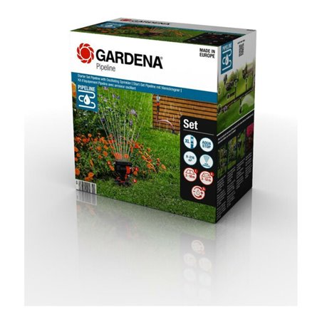 Gardena Sprinklersystem Start-Set Pipeline mit Viereckregner