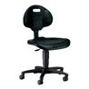 Arbeitsstuhl TEC 20 Sitz PU-Schaum schwarz Sitzhöhe 420-550 mm mit Rollen