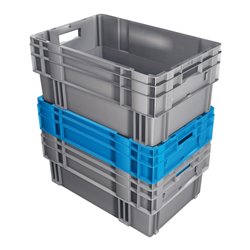 LA-KA-PE Drehstapelbehälter DTK 600x400x420 mm grau