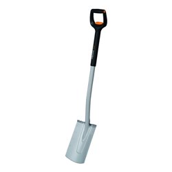 Fiskars Xact Teleskop-Spaten rund Xact