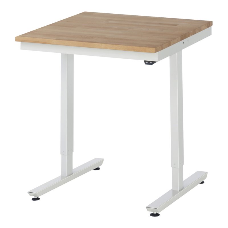 RAU Arbeitstisch adlatus 150 elektrisch höhenverstellbar Buche-Massiv-Platte elektrisch höhenverstellbar