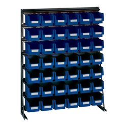 LA-KA-PE Vario-Regal V10D mit 42 PLK-Kästen, blau