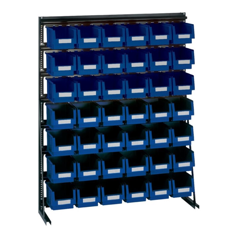 LA-KA-PE Vario-Regal V10D mit 42 PLK-Kästen, blau