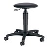 Drehhocker TEC 60 Kunstledersitz schwarz Sitzhöhe 400-530 mm mit Rollen
