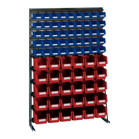 LA-KA-PE Vario-Regal V12B mit 75 PLK-Kästen bl/rot