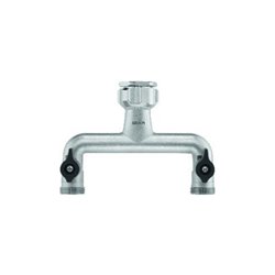 Zweiwegeventil vertikal IG G3/4+G1 2xAG G3/4MS Cr