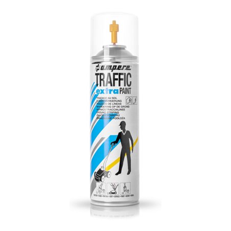 AMPERE TRAFFIC PAINT Bodenmarkierspray Traffic Extra 500ml gelb