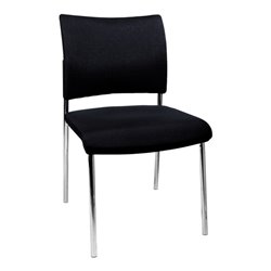 Besucher-Stuhl Visit10 m.Polster,schwarz