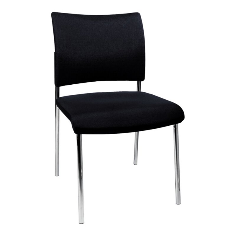 Besucher-Stuhl Visit10 m.Polster,schwarz
