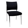 Besucher-Stuhl Visit10 m.Polster,schwarz