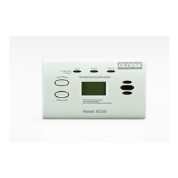 GLORIA Kohlenmonoxidmelder KO2D mit Display B116xT40H72 mm