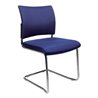 Besucher-Stuhl Visit20 m.Polster,blau